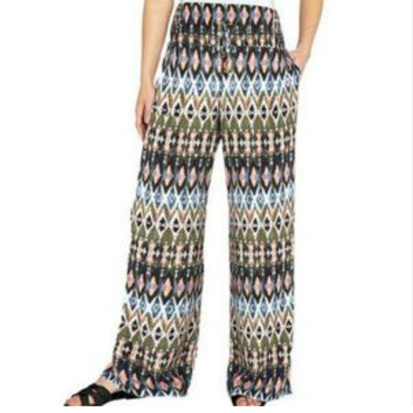 Peace & Pearls wide leg pants XL - Picture 1 of 12